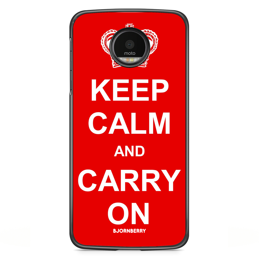 Motorola Moto G5S Plus Case - Keep calm carry on