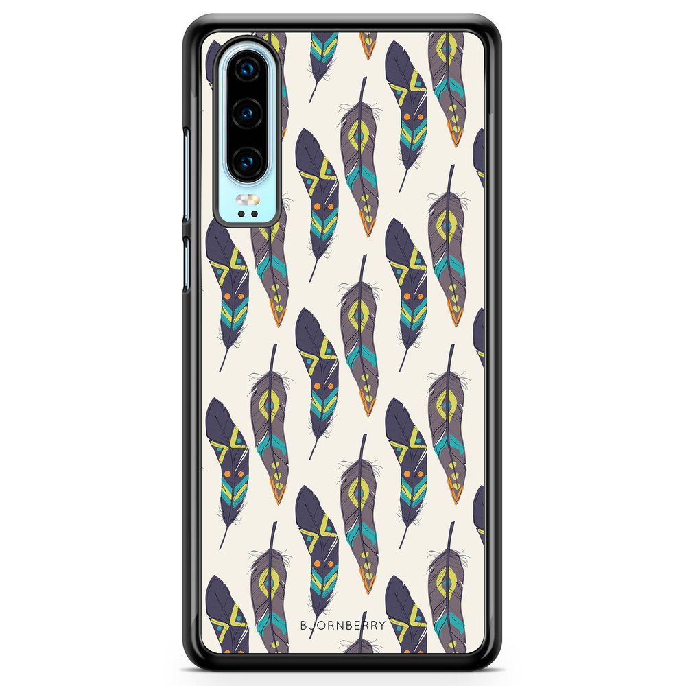 Huawei P30 Case - Ethnic Feathers