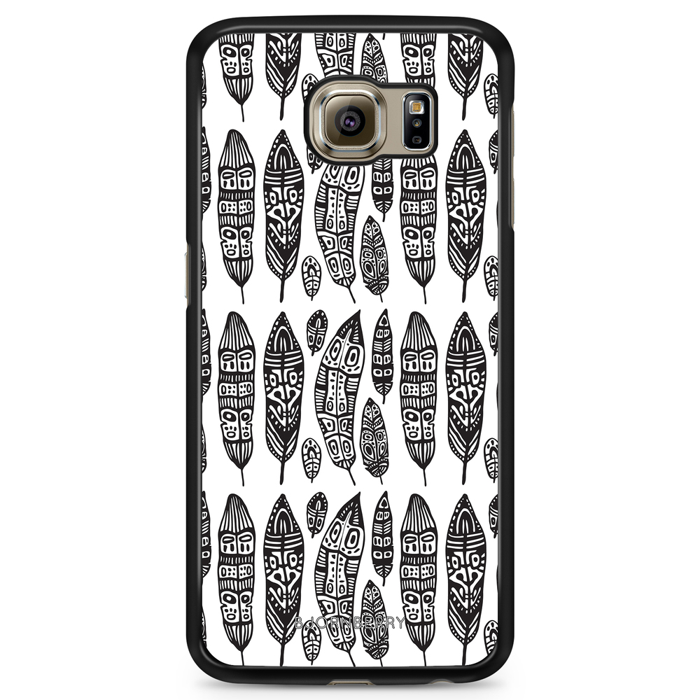 Samsung Galaxy S6 Edge Case - Vintage Feathers