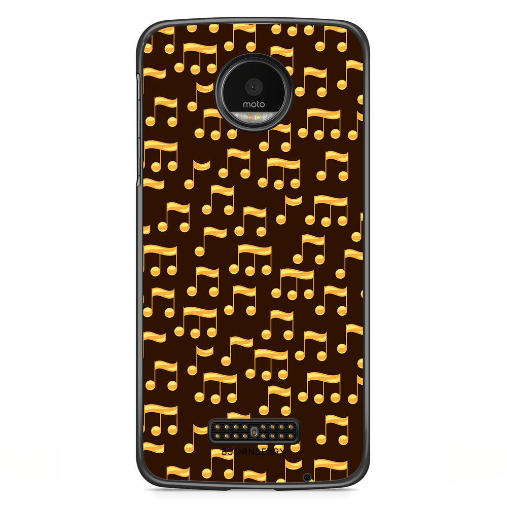 Moto Z2 Play Case - Music Notes
