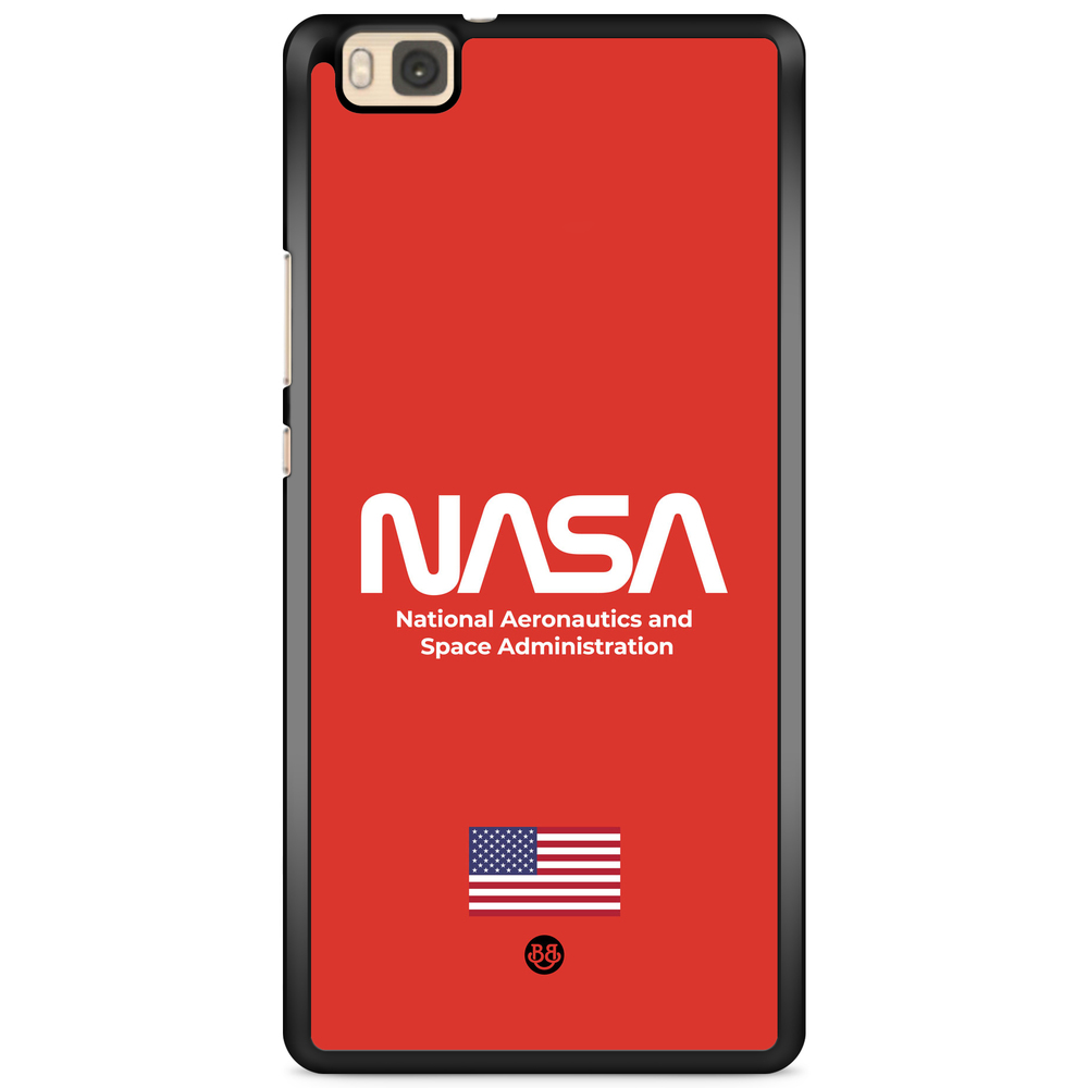 Huawei P8 Lite Case - NASA Worm Red