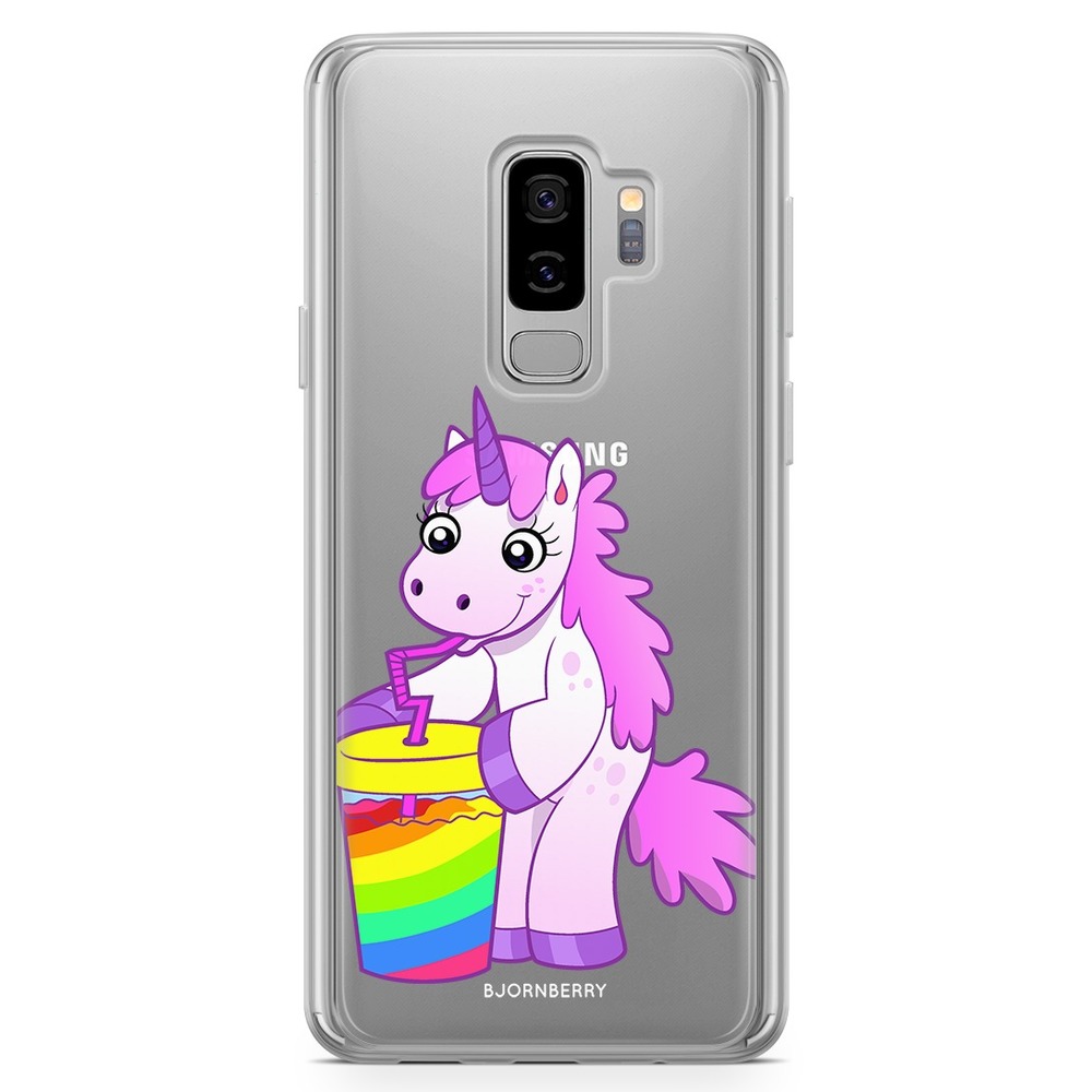 Samsung Galaxy S9 Plus Fashion Case - Drinking Unicorn