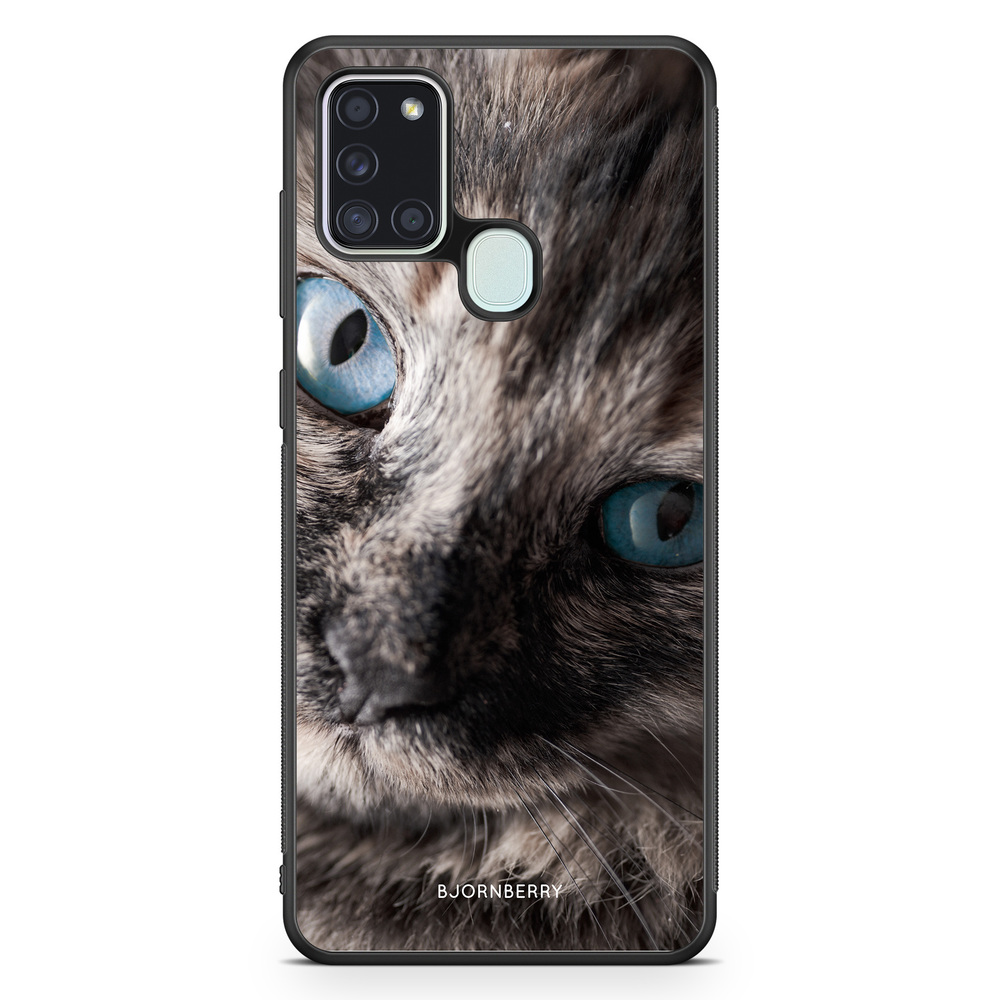 Samsung Galaxy A21s Case - Cat Blue Eyes