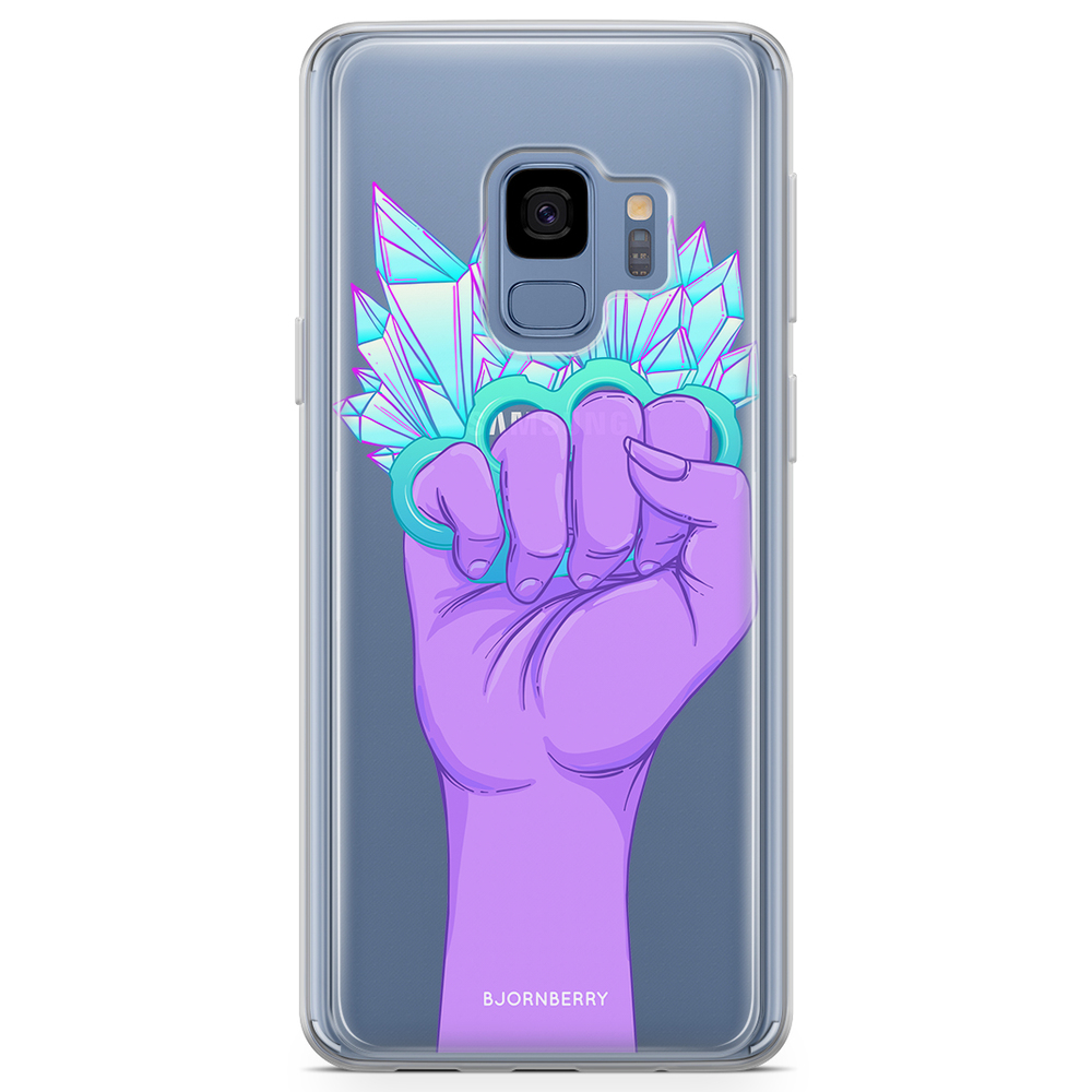 Samsung Galaxy S9 Fashion Skal - Kristaller & Hand