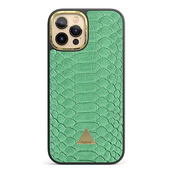 Naive iPhone 12 Pro Case - Mint Snake