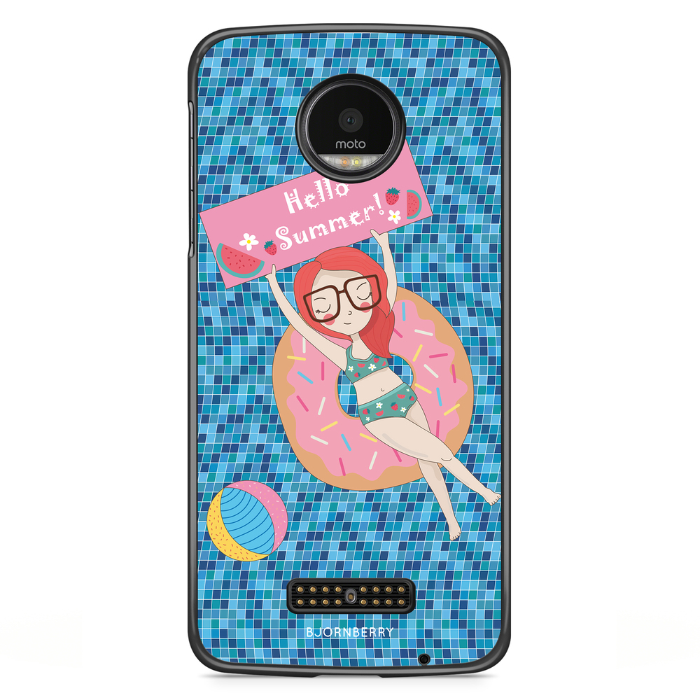Moto Z2 Play Case - Hello Summer