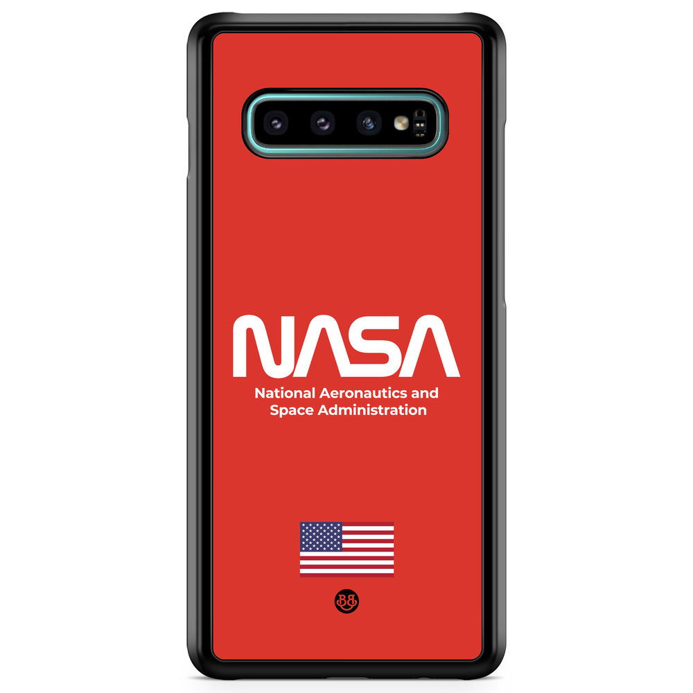 Samsung Galaxy S10 Plus Case - NASA Worm Red
