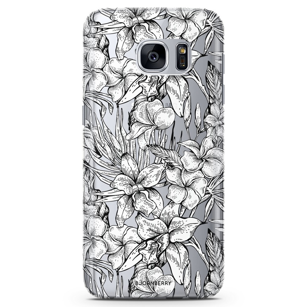 Samsung Galaxy S7 TPU Skal - Exotiska Blommor