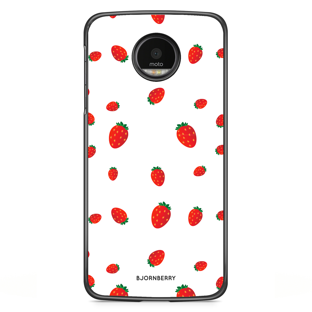 Motorola Moto G5S Plus Case - Strawberry Pattern