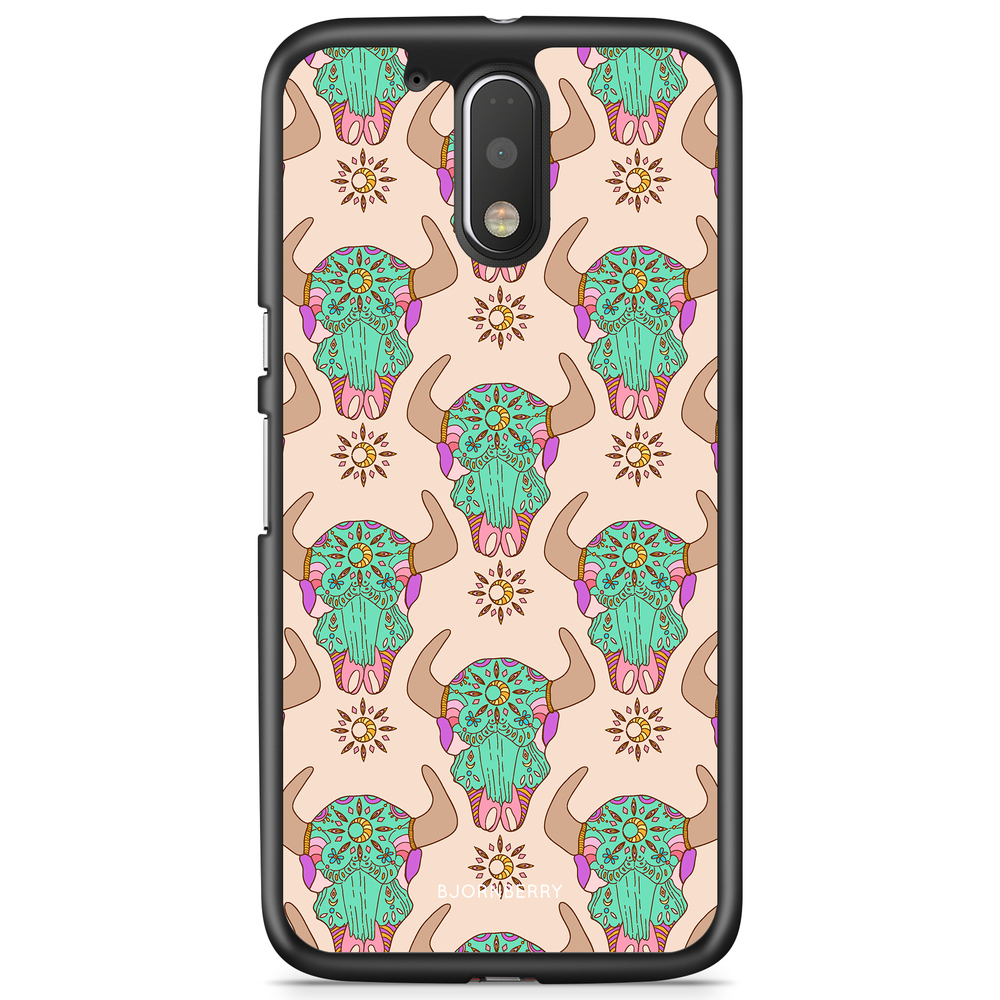 Moto G4/G4 Plus Case - Beautiful Skulls