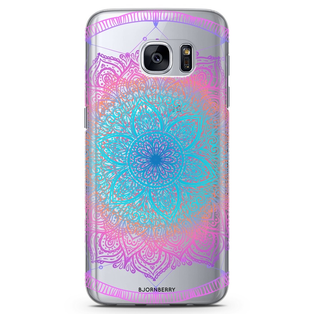 Samsung Galaxy S7 TPU Case - Pastel Mandala