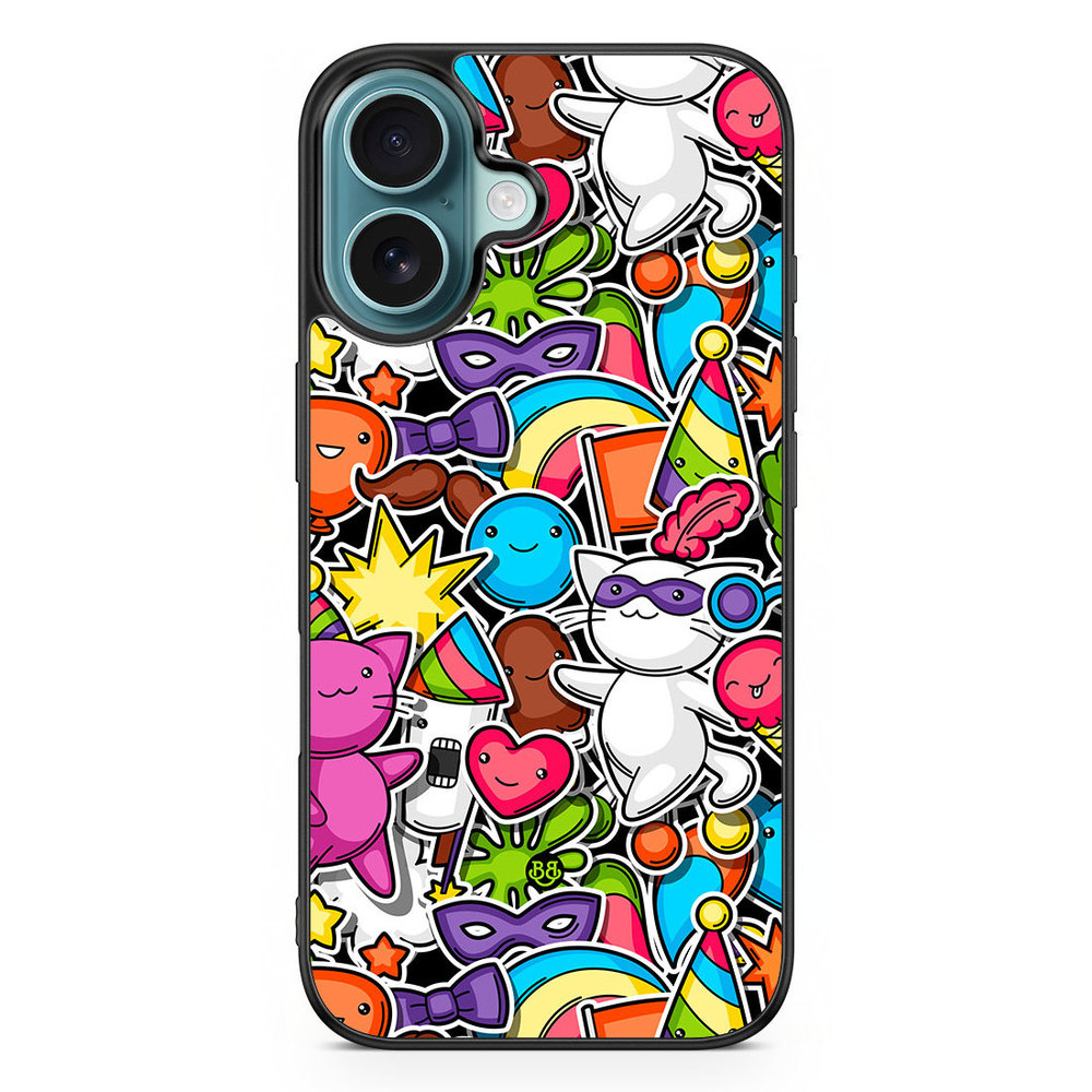 iPhone 16 Case - Cute Sticker