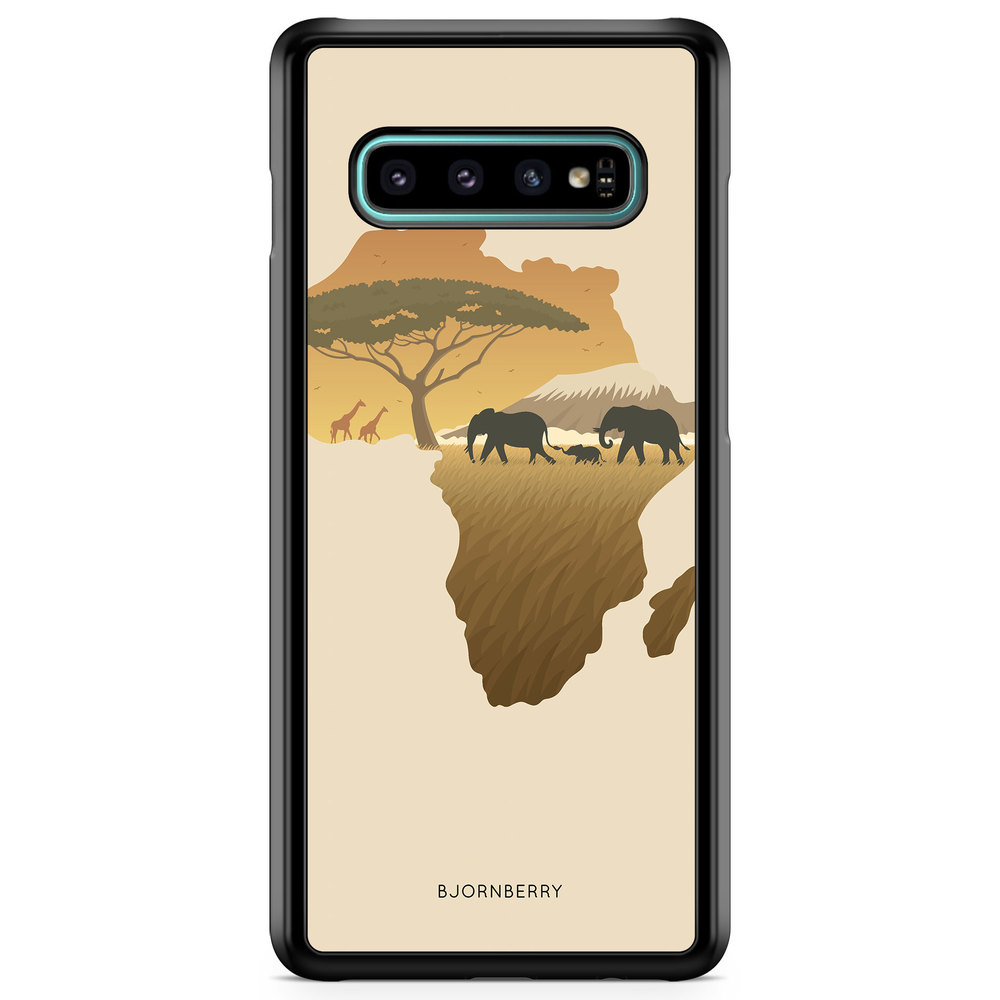 Samsung Galaxy S10 Plus Case - Africa Brown
