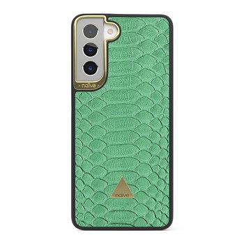Naive Samsung Galaxy S21 Skal - Mint Snake