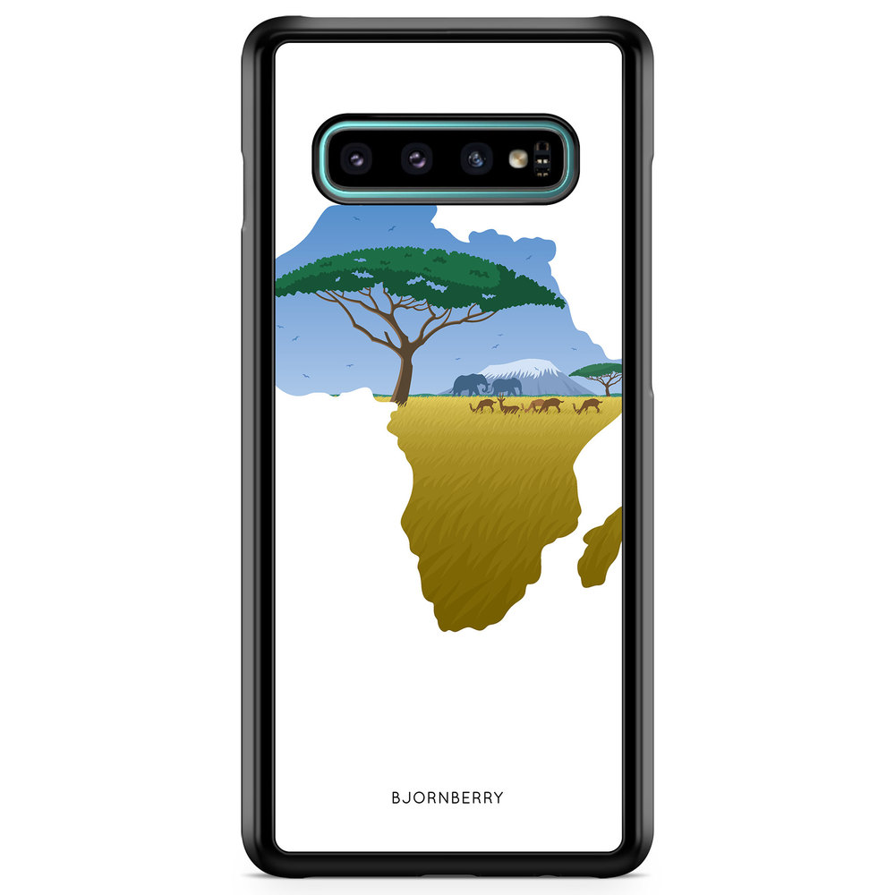 Samsung Galaxy S10 Plus Case - Africa White