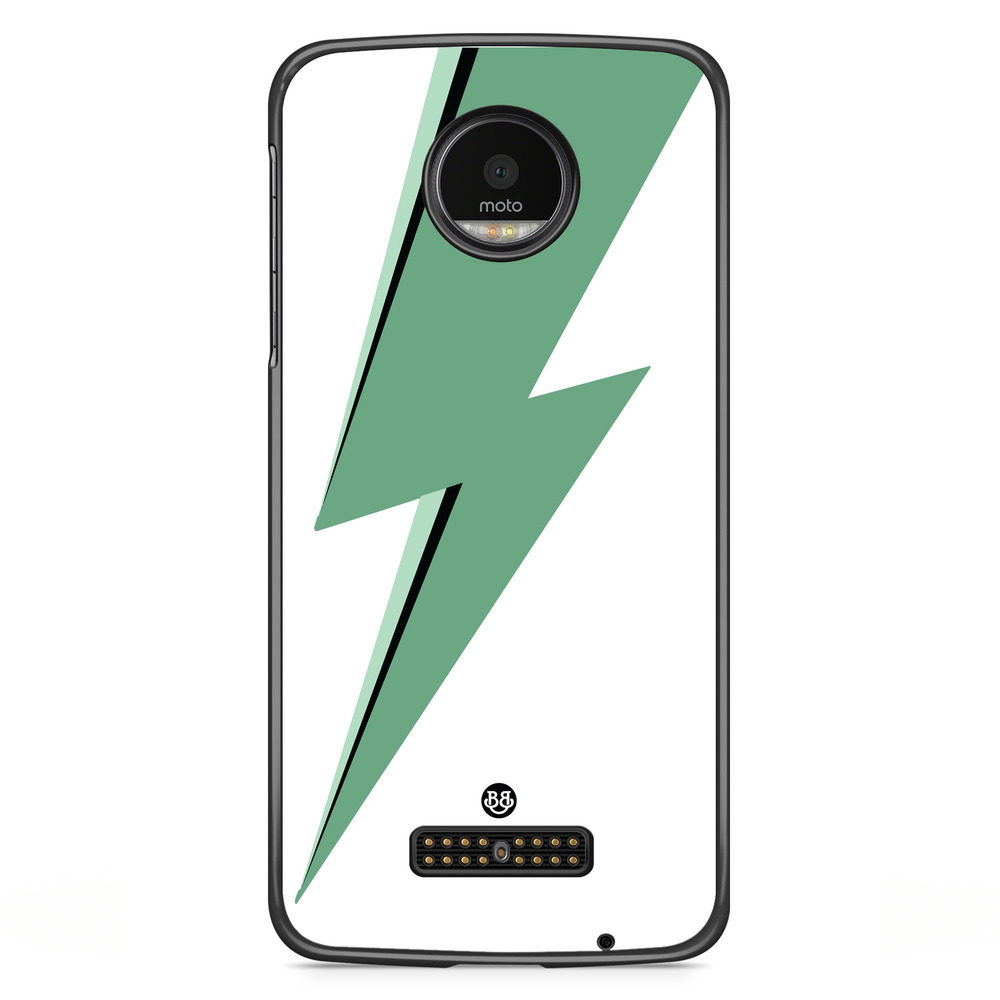 Moto Z2 Play Case - Mint Green Bowie