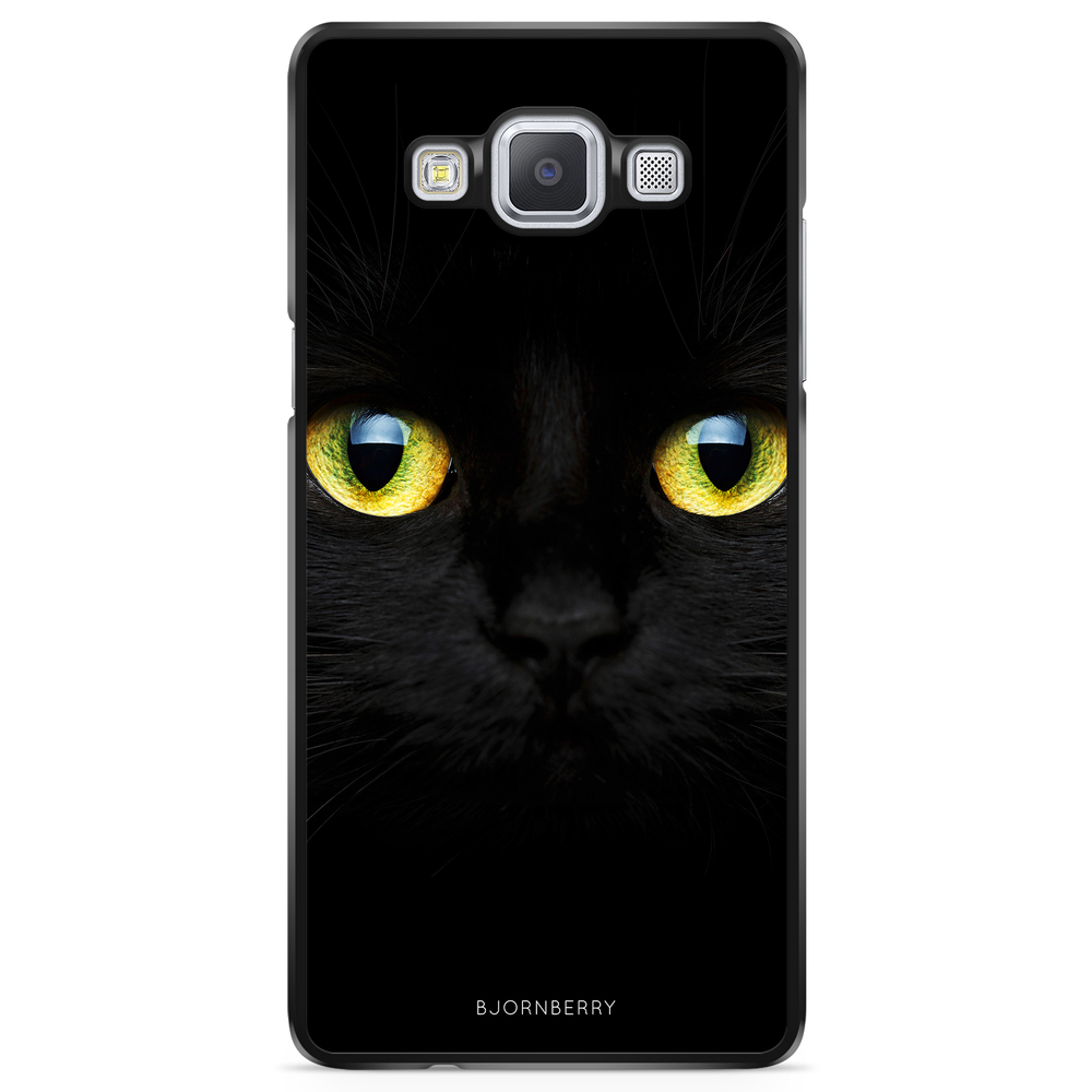 Samsung Galaxy A5 (2015) Case - Black Cat Close Up