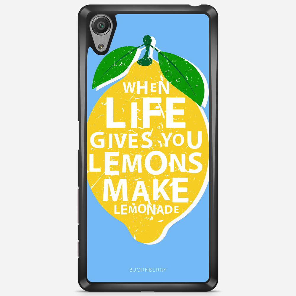 Sony Xperia X Performance Case - Lemon Quote
