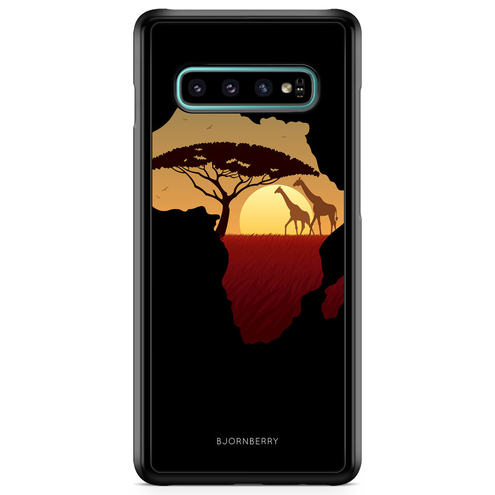 Samsung Galaxy S10 Plus Case - Africa Black