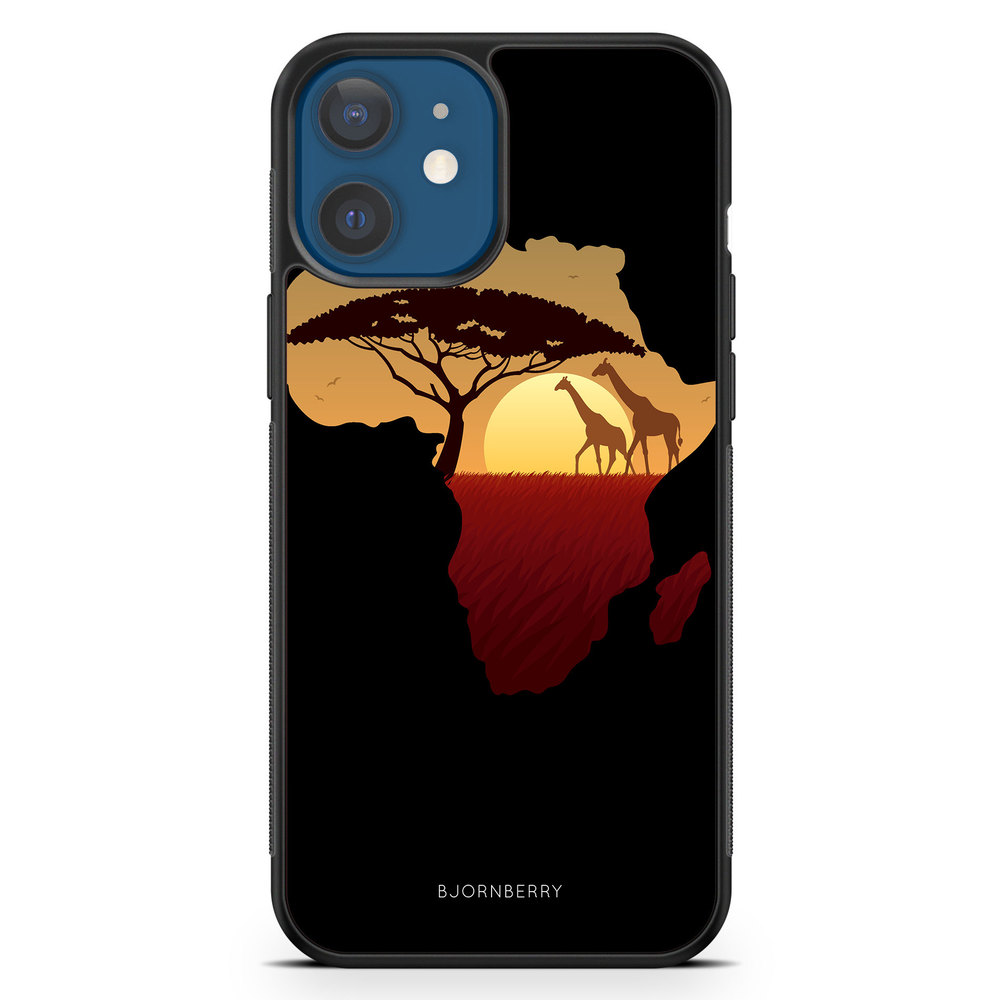 iPhone 12 Mini Case - Africa Black