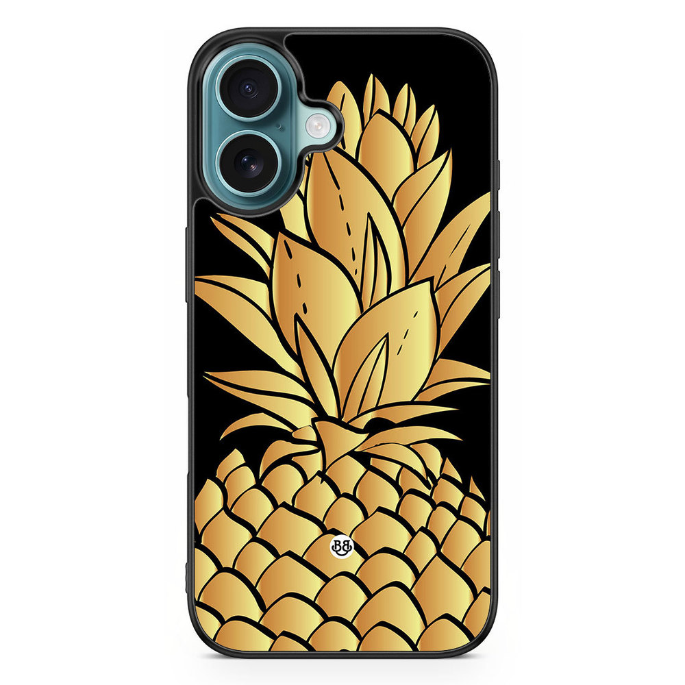 iPhone 16 Case - Gold Pineapple