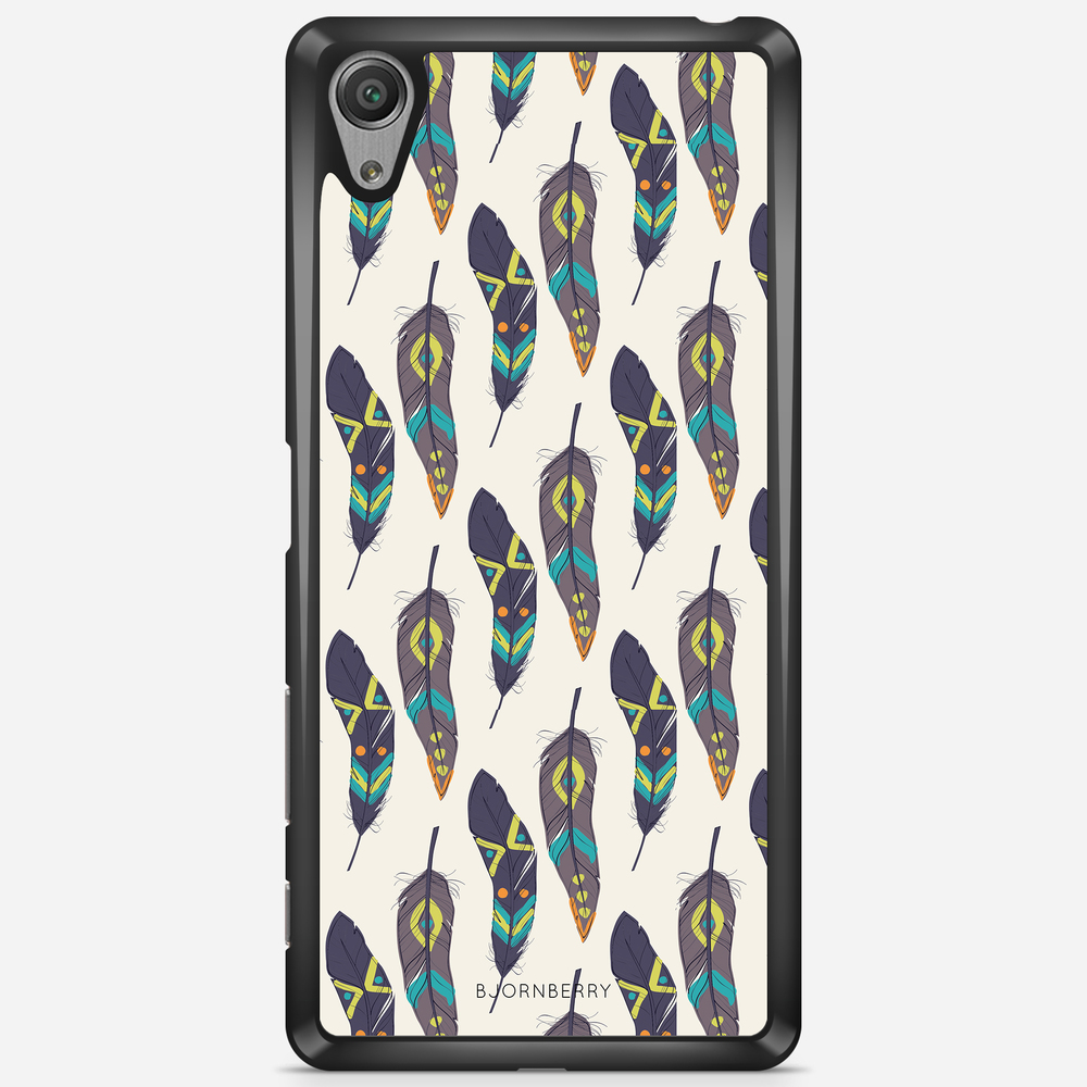 Sony Xperia X Performance Case - Ethnic Feathers