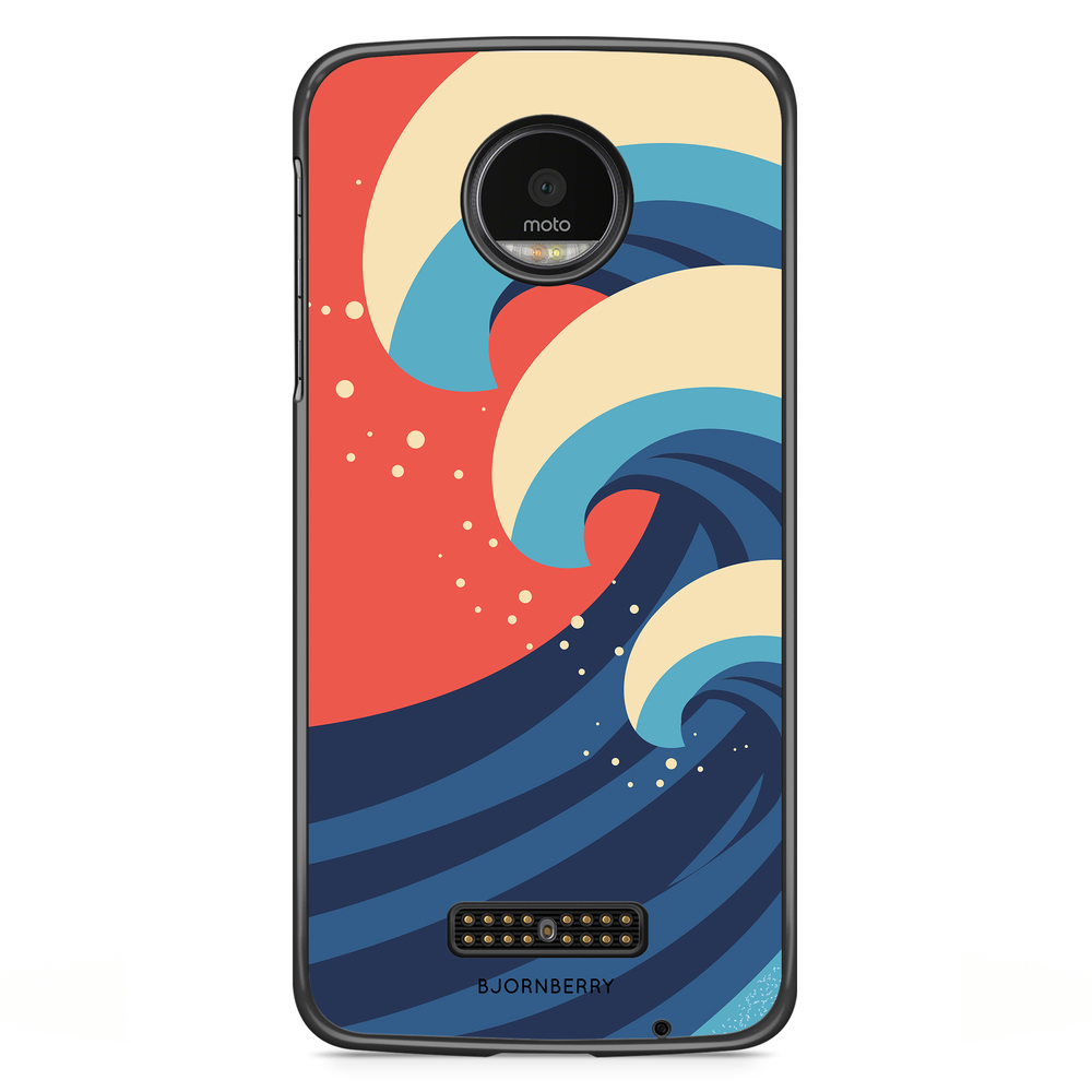 Moto Z2 Play Case - Waves