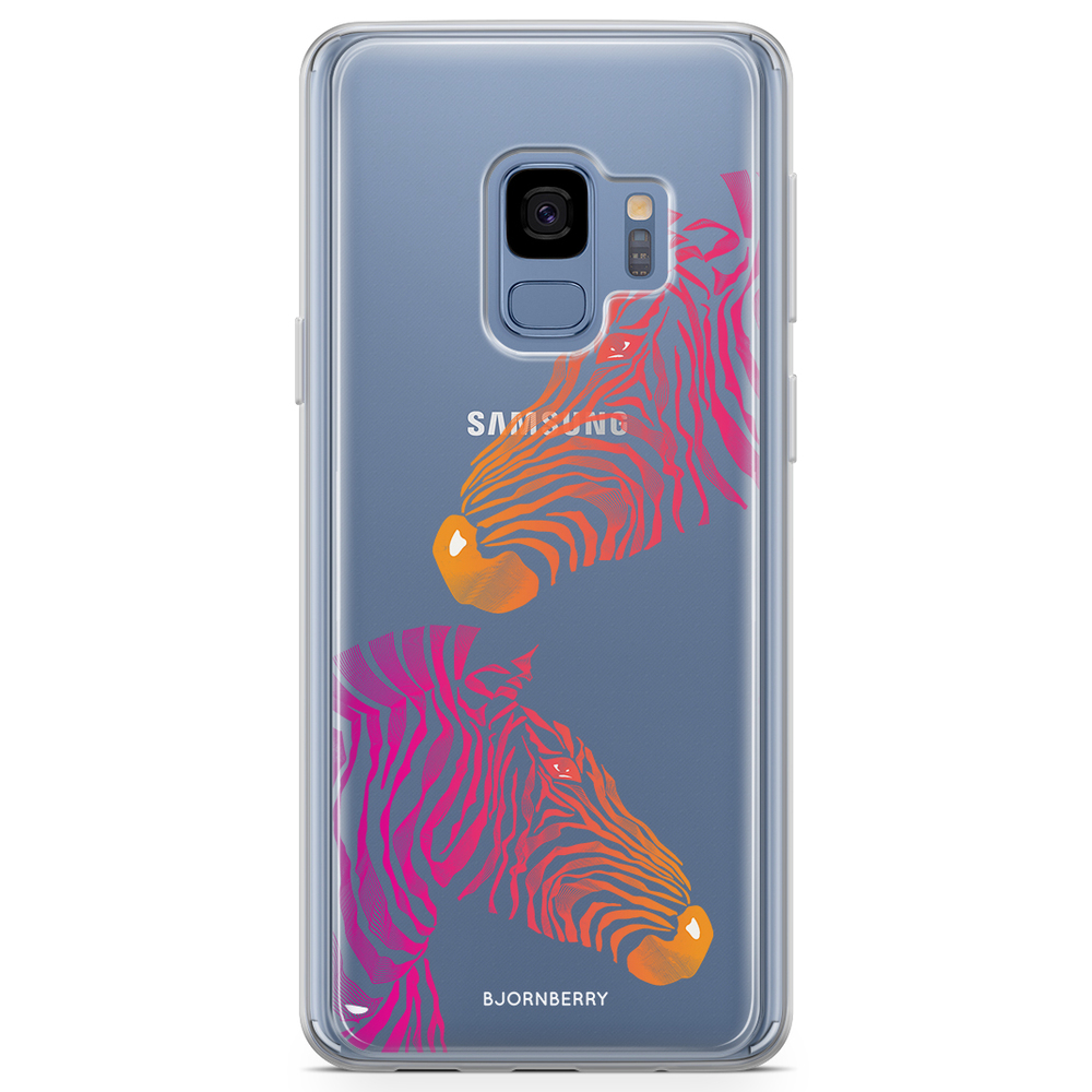 Samsung Galaxy S9 Fashion Case - Pink Zebras