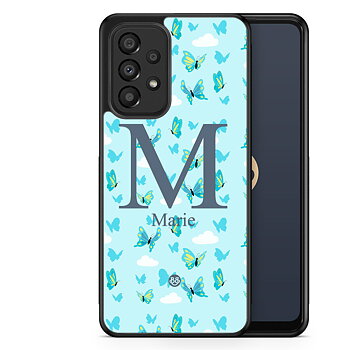 Samsung Galaxy A33 5G Custom Case - AWAKEN - Butterfly Blue
