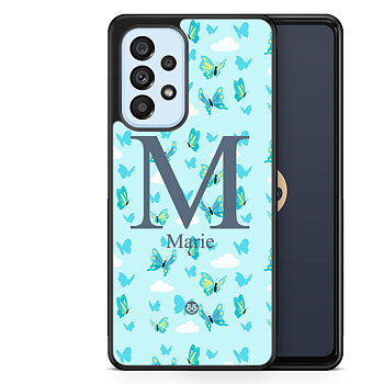 Samsung Galaxy A53 5G Custom Case - AWAKEN - Butterfly Blue