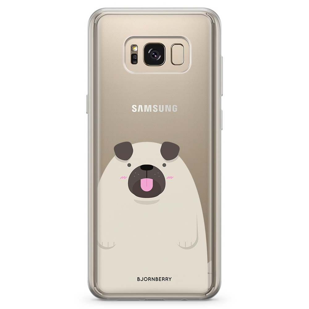 Samsung Galaxy S8 Plus Fashion Skal - Fet Mops