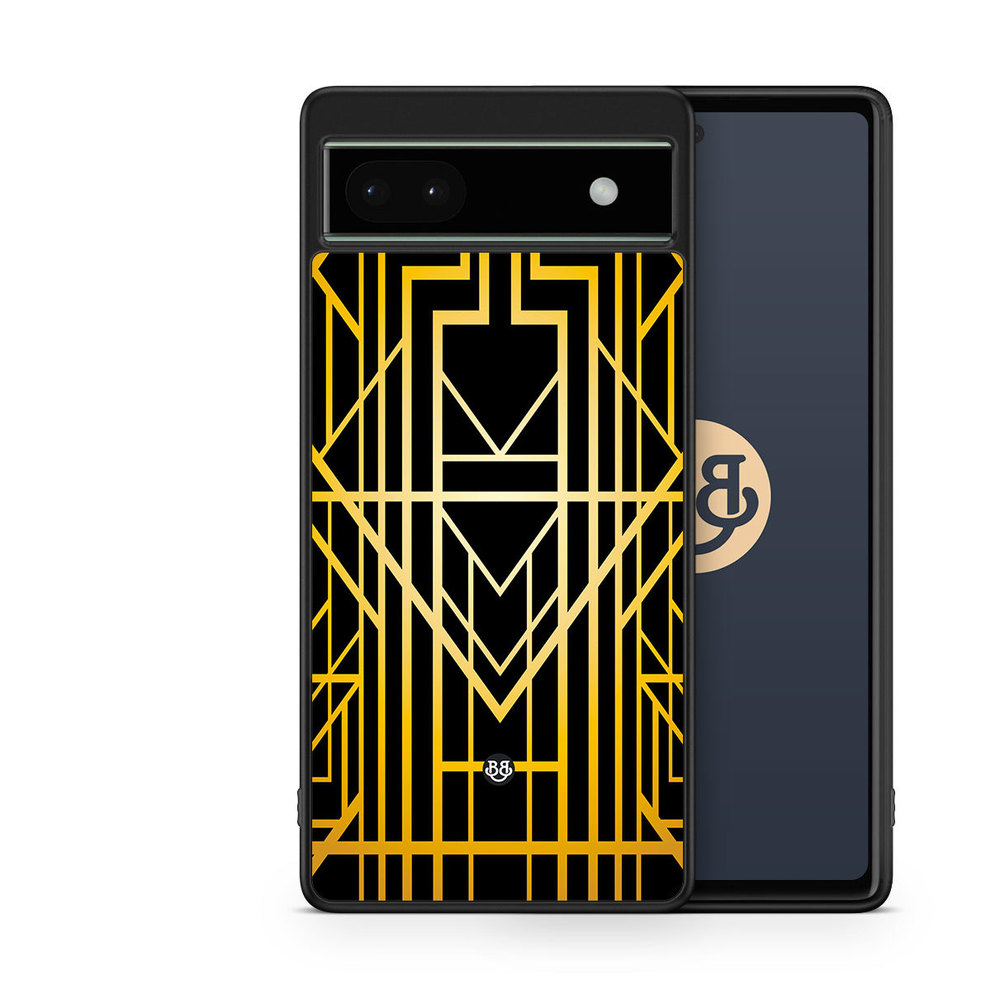 Google Pixel 6a Case - Golden pattern