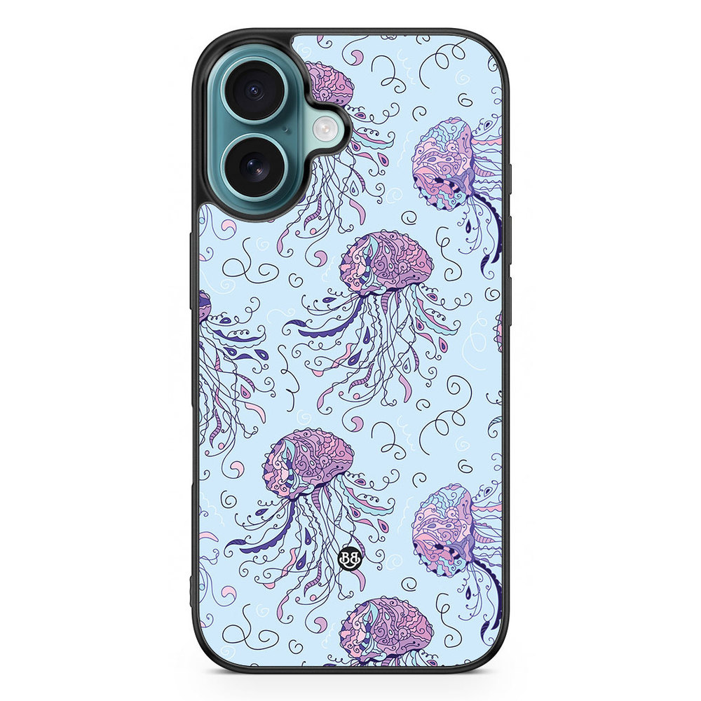 iPhone 16 Case - Jellyfish Pattern