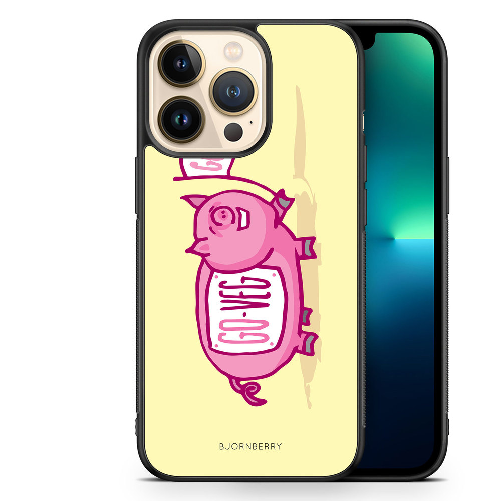 iPhone 13 Pro Case - Pink Pig