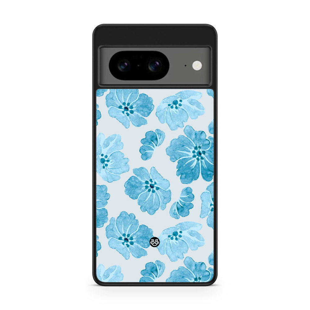 Google Pixel 8 Case - WILD BLOOM - Blue Petals