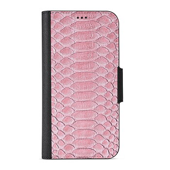 Naive iPhone 7 Plus Plånboksfodral - Salmon Snake