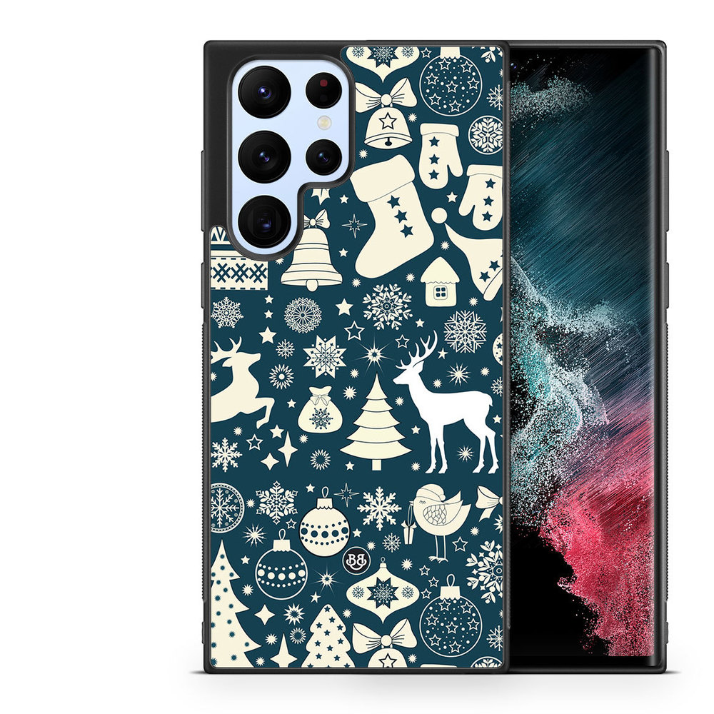Samsung Galaxy S22 Ultra 5G Case - Reindeers & Spruces
