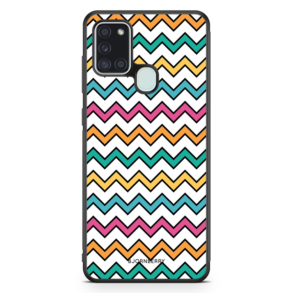 Samsung Galaxy A21s Case - Chevron Pattern