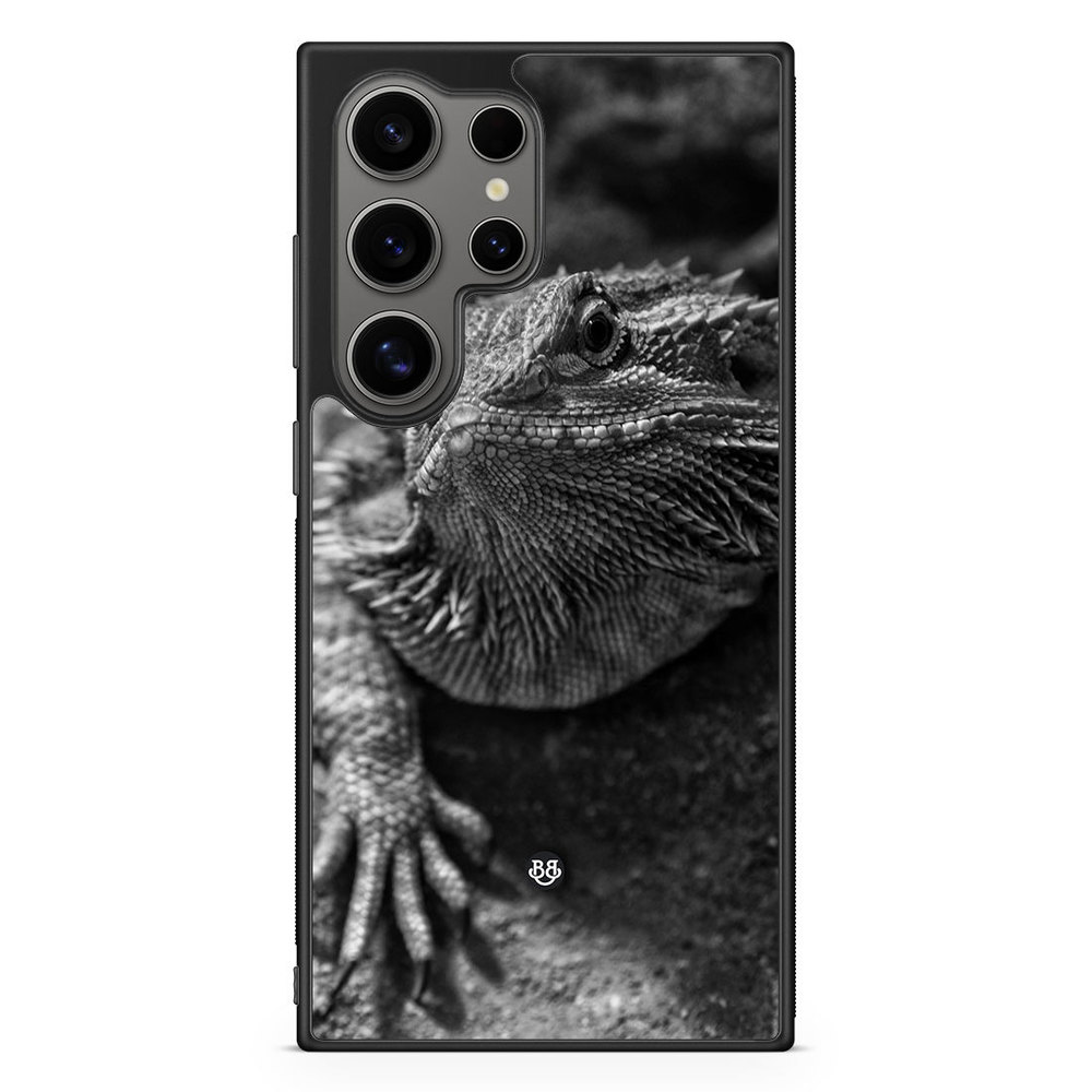 Samsung Galaxy S24 Ultra Case - Black/White Lizard