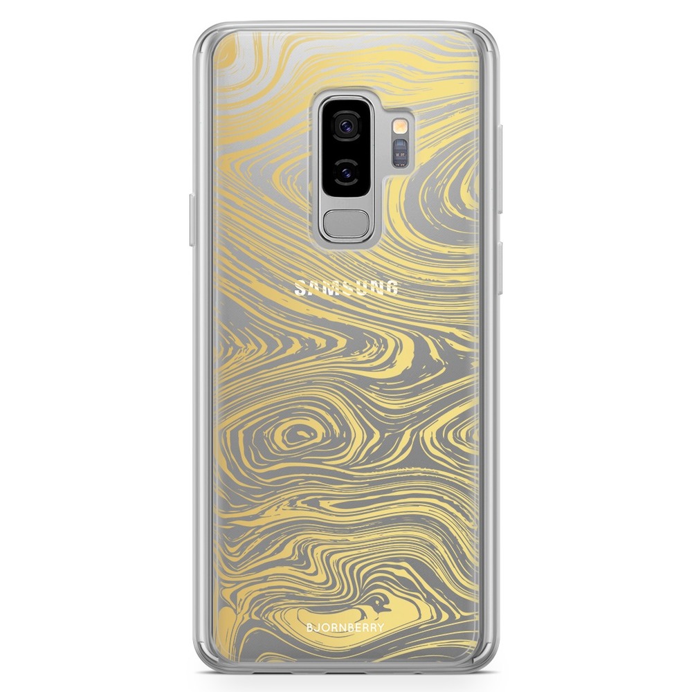 Samsung Galaxy S9 Plus Fashion Case - Gold Marble