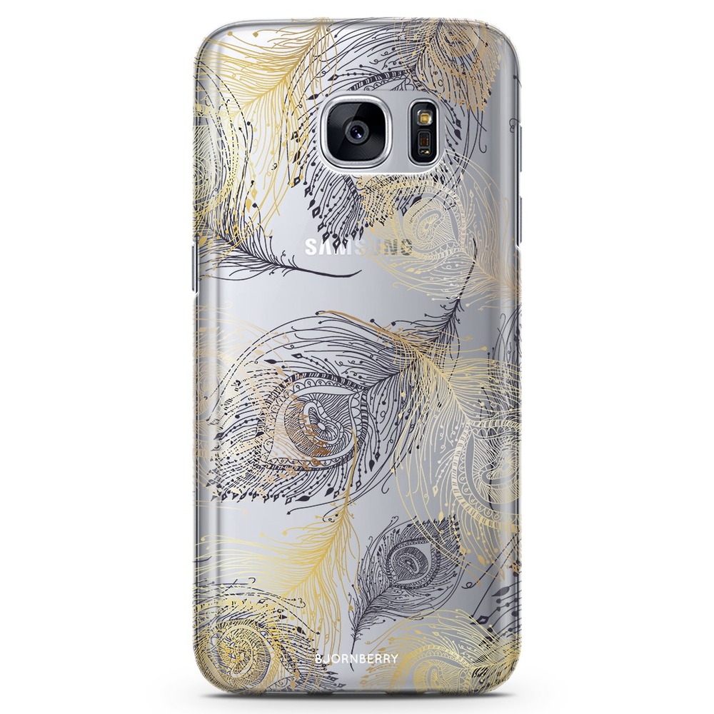 Samsung Galaxy S7 TPU Case - Peacock Feathers