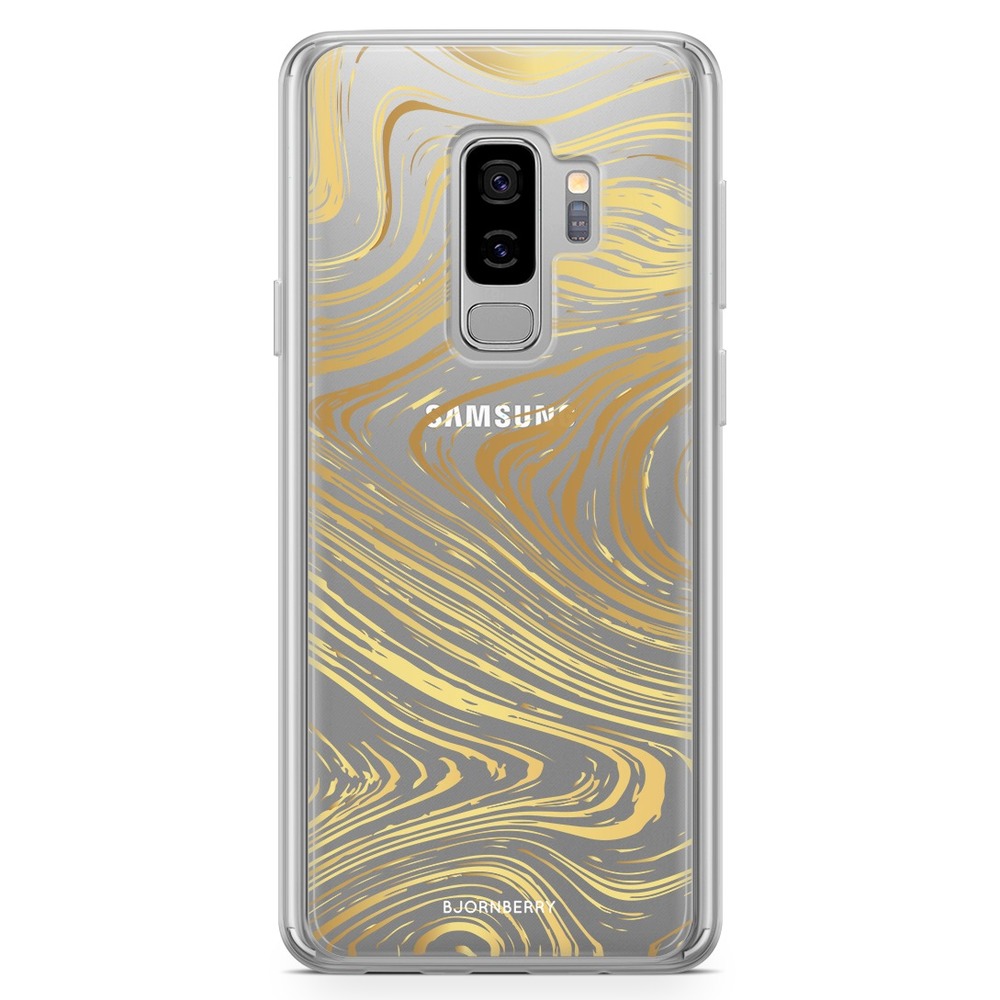 Samsung Galaxy S9 Plus Fashion Case - Gold Marble