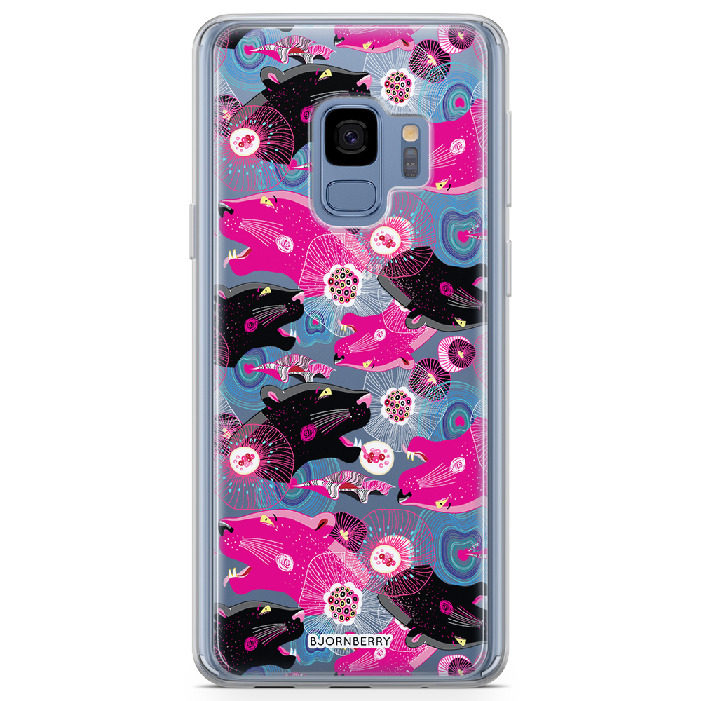 Samsung Galaxy S9 Fashion Case - Panther Pattern