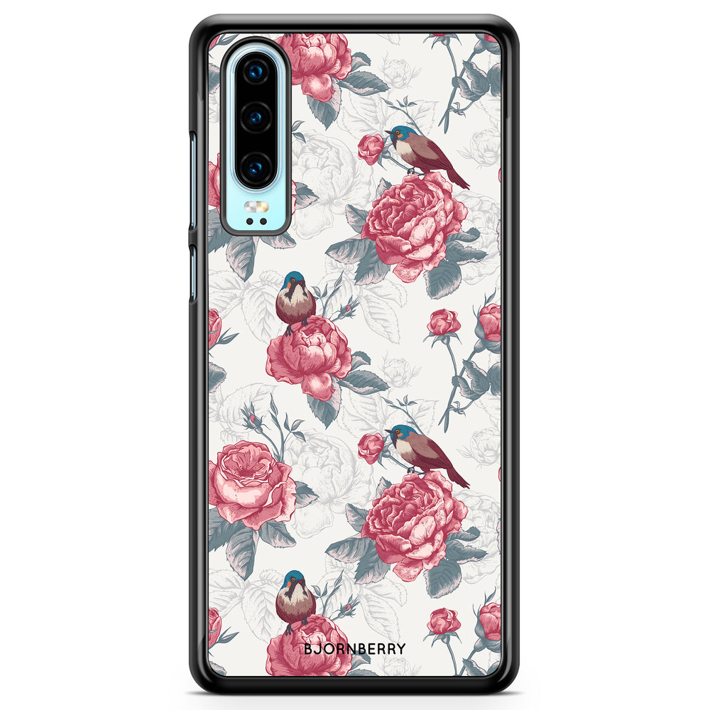 Huawei P30 Case - Roses and Birds