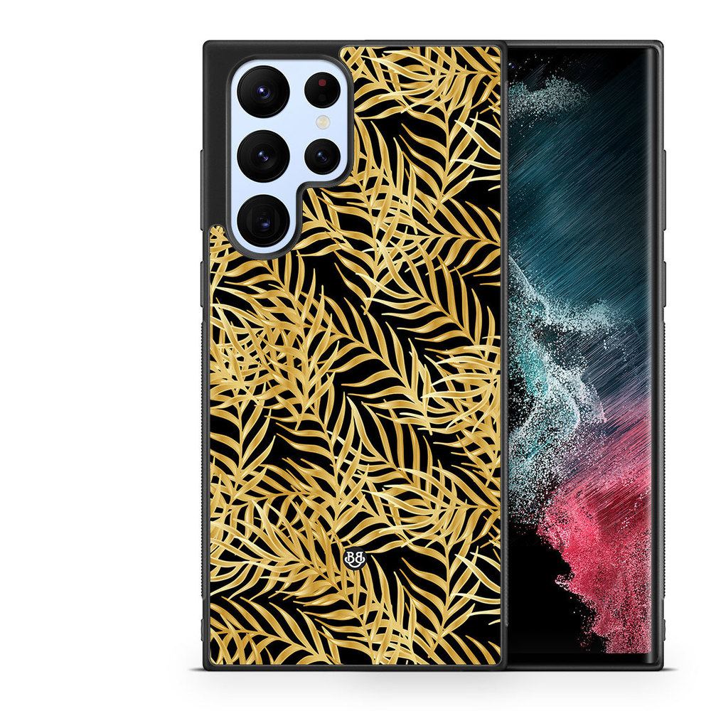 Samsung Galaxy S22 Ultra 5G Case - Gold Palm