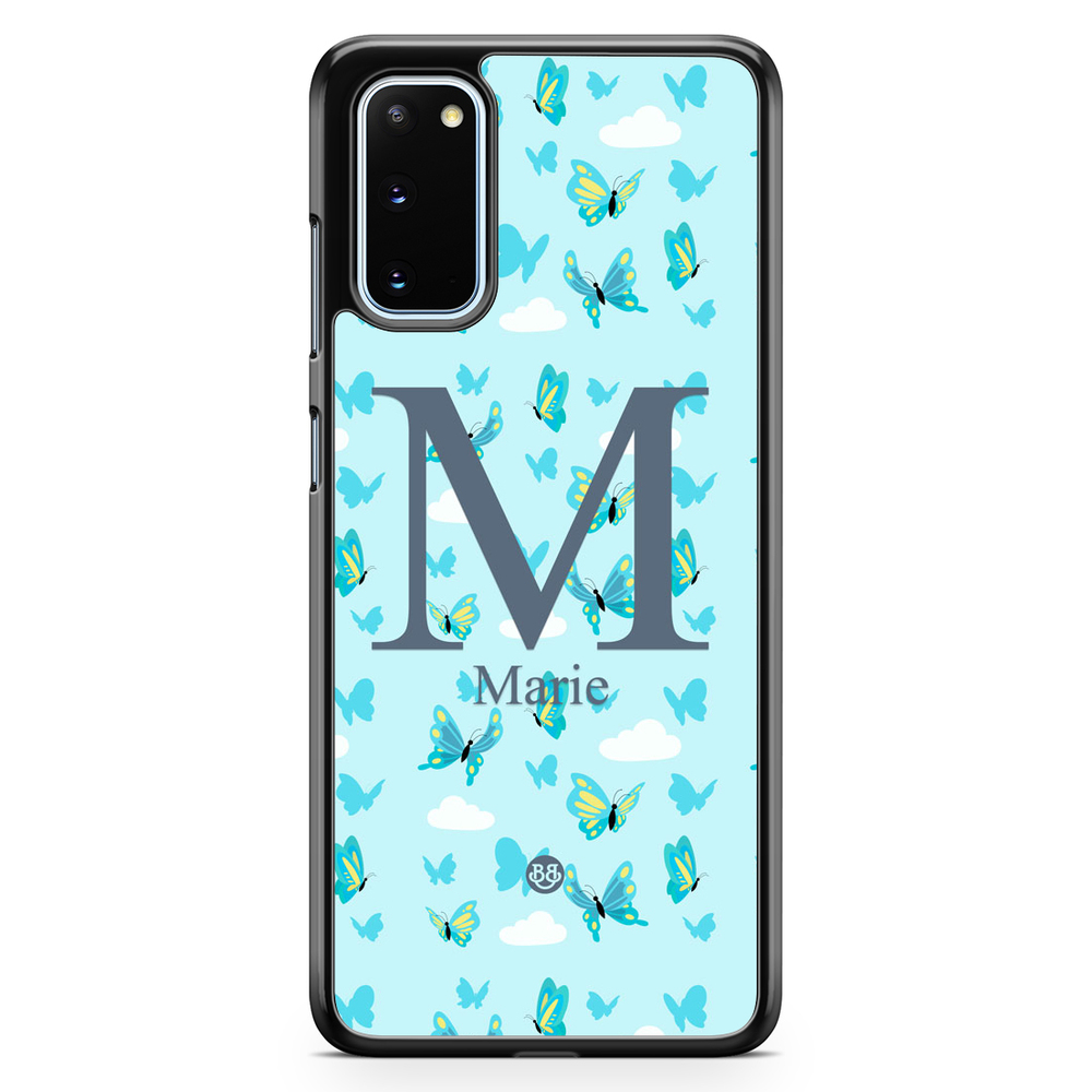 Samsung Galaxy S20 Custom Case - AWAKEN - Butterfly Blue