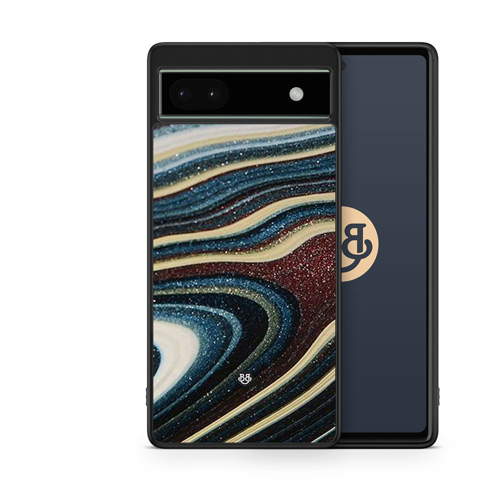 Google Pixel 6a Case - Malachite Pattern