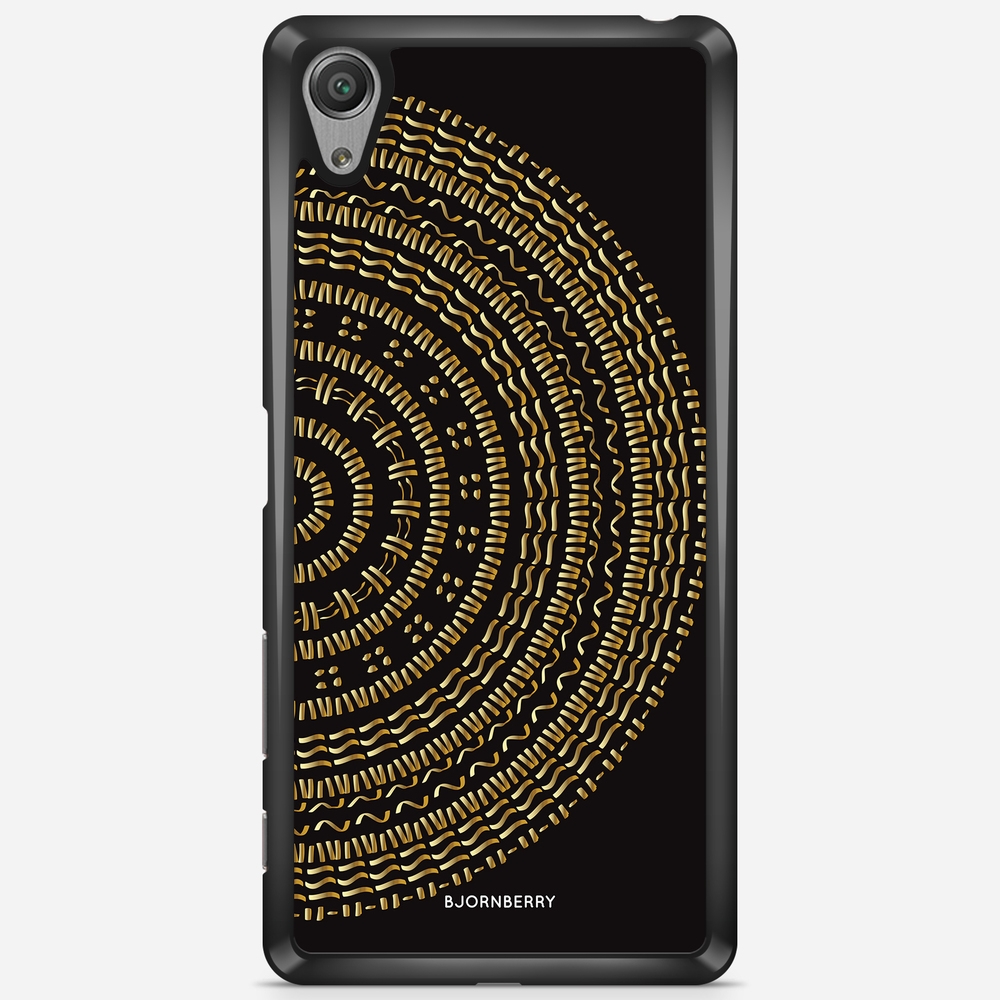 Sony Xperia X Performance Case - Mandala Gold/Black