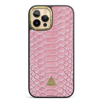 Naive iPhone 12 Pro Case - Salmon Snake