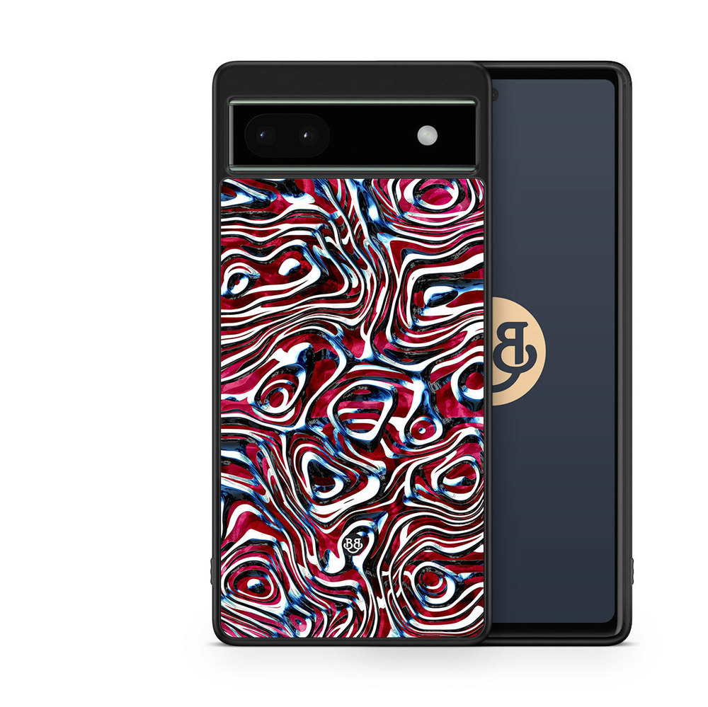 Google Pixel 6a Skal - Mineralmönster